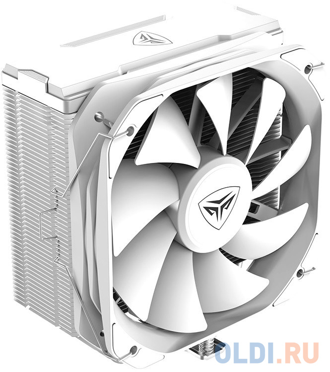 

Кулер PCCooler K4 WH S115X/1200/1700/AM4/AM5 (TDP 230W, 130mm PWM FAN, 4 тепловые трубки 6мм, 400-1600RPM, 18-29dBa)