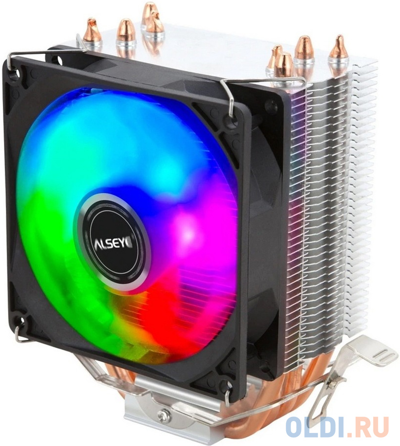 CPU Cooler 90*90*25mm, 12V, 0.27A, 3.24W, 2300RPM 10%, 43.8CFM, Hydraulic, 26dBA, 30000H (Intel: 775, 115X, 1366, AMD: AM4)