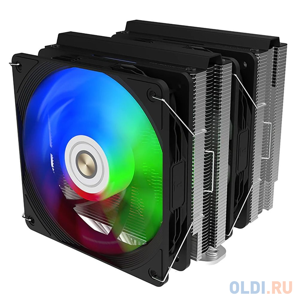 CPU COOLER N600B-DT-HY black TDP:250WProduct Dimension: 125 ?143 ?158mmHeat Pipe: ?6mm ? 6 pcsFan Dimension: 120?120?25mmVoltage: DC 12VCurrent: