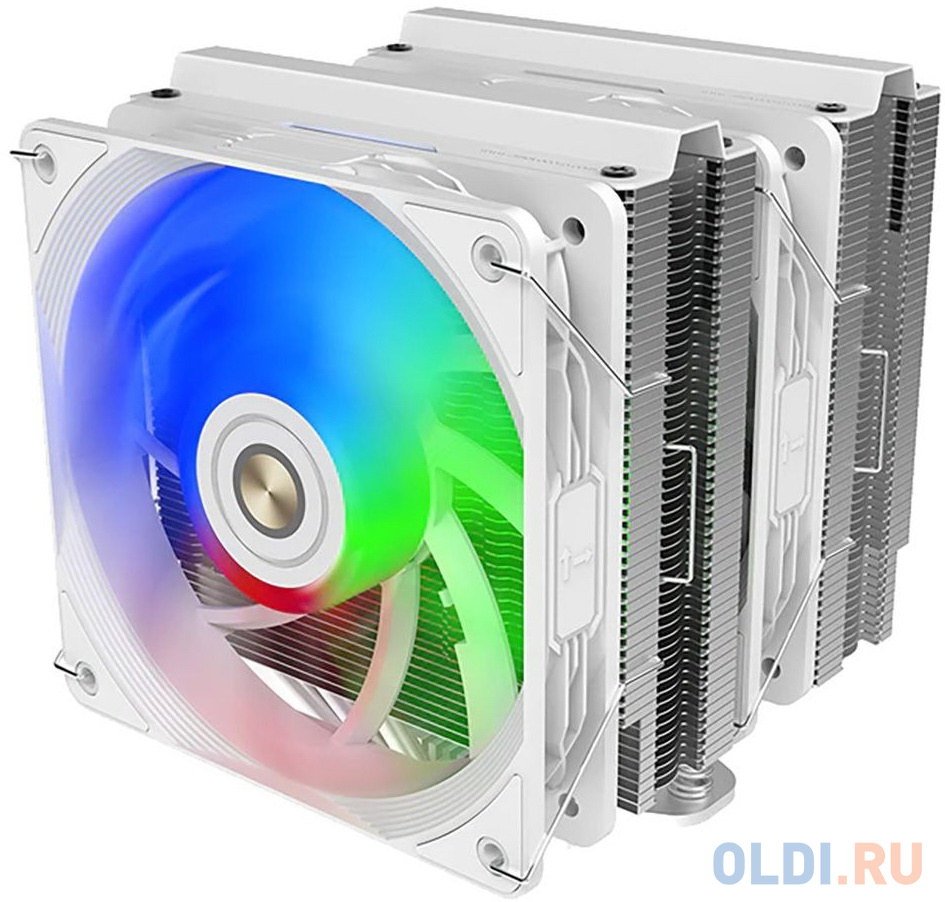 CPU COOLER N600W-DT-HY white TDP:250WProduct Dimension: 125 x 143 x 158mmHeat Pipe: ?6mm x 6 pcsFan Dimension: 120x120x25mmVoltage: DC 12VCurrent