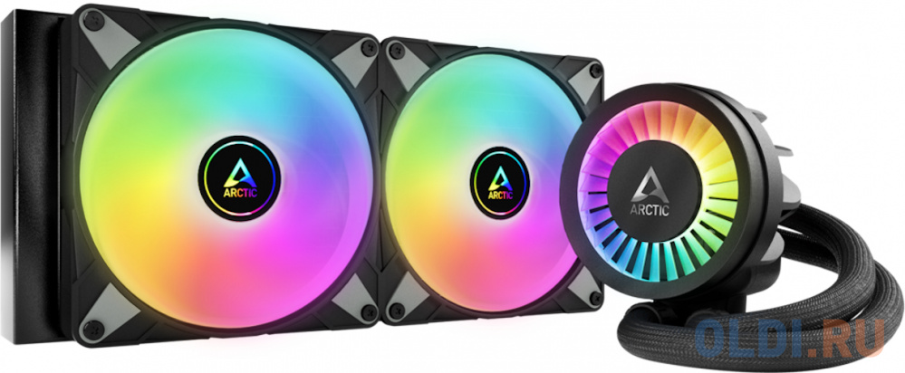 Жидкостная система охлаждения Arctic Cooling Arctic Liquid Freezer III-280 A-RGB Black Multi Compatible All-In-One CPU Water Cooler  (ACFRE00143A)