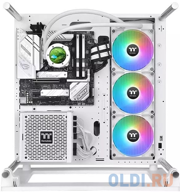 

Система водяного охлаждения Thermaltake TH420 V2 Ultra Snow Edition ARGB Soc-AM5/AM4/1151/1200/1700 белый 4-pin 34.7dB Al+Cu LCD Ret (CL-W407-PL14SW-A
