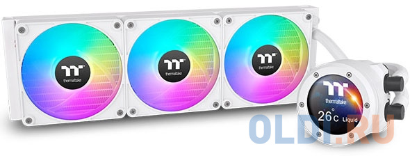 

Система водяного охлаждения Thermaltake TH360 V2 Ultra EX Snow ARGB Soc-AM5/AM4/1151/1200/1700 белый 4-pin 28.5dB Al+Cu LCD Ret (CL-W426-PL12SW-A)