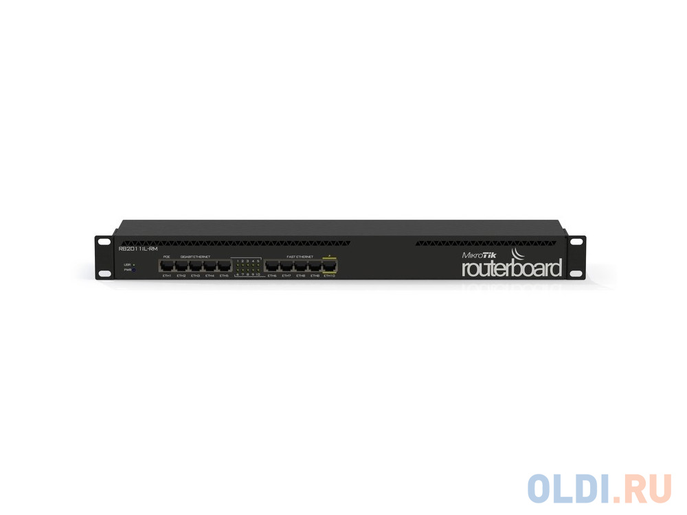Маршрутизатор Mikrotik RouterBOARD 2011iL-RM 5x10/100 Mbps 5x10/100/1000 Mbps от OLDI