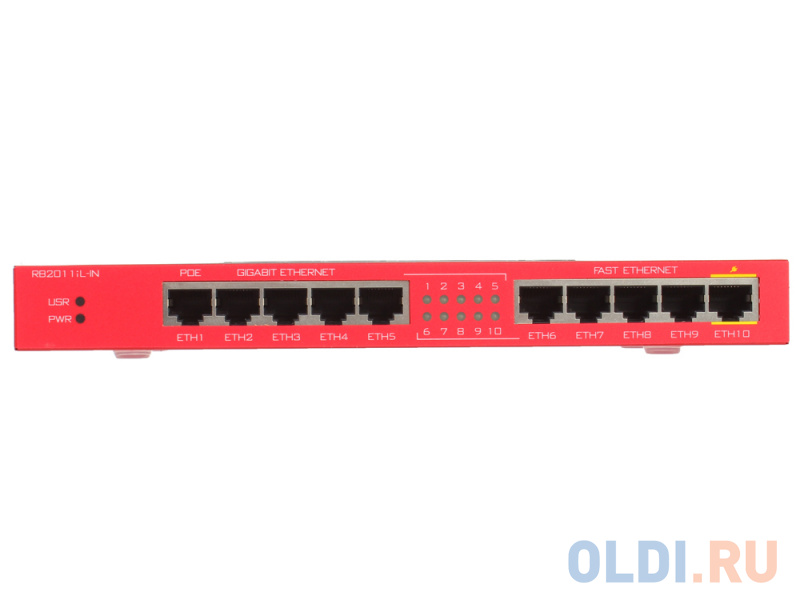 Маршрутизатор MikroTik RouterBOARD RB2011iL-IN фото