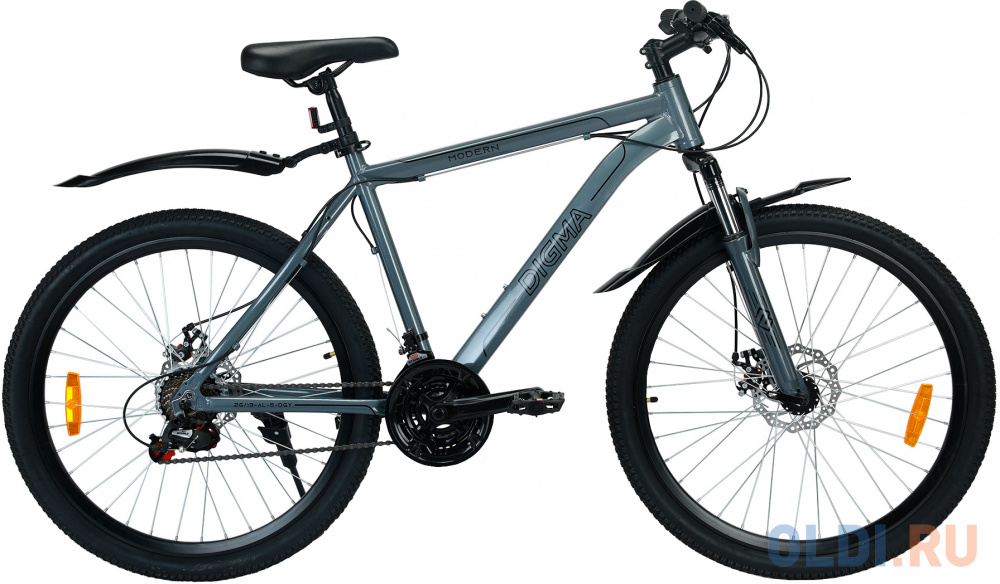Велосипед двухколёсный Digma Modern 26" серый