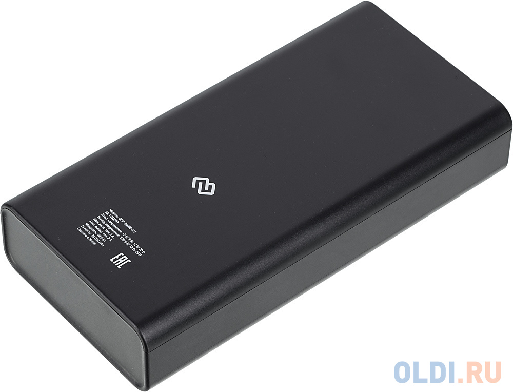 Внешний аккумулятор Power Bank 30000 мАч Digma DGP-30000-4U-B черный, размер 90 х 165 х 30 мм - фото 10