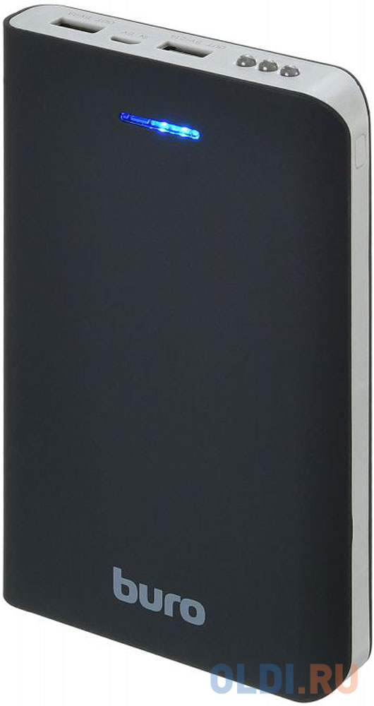 

Мобильный аккумулятор Buro RA-30000 Li-Ion 30000mAh 3A черный/серый 2xUSB