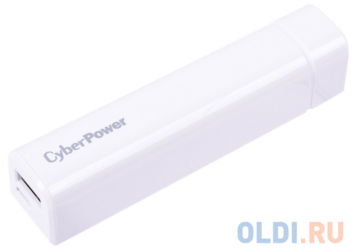

Внешний аккумулятор Power Bank 2500 мАч CyberPower CP2500NLS белый