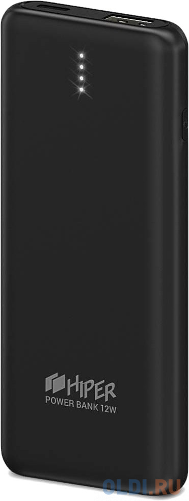 Внешний аккумулятор Power Bank 5000 мАч HIPER PSL5000 черный PSL5000 BLACK - фото 2