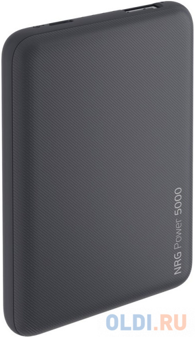 

Внешний аккумулятор Deppa NRG 5000 mAh, 2,1A, 2xUSB, Type - C, компактный, черный