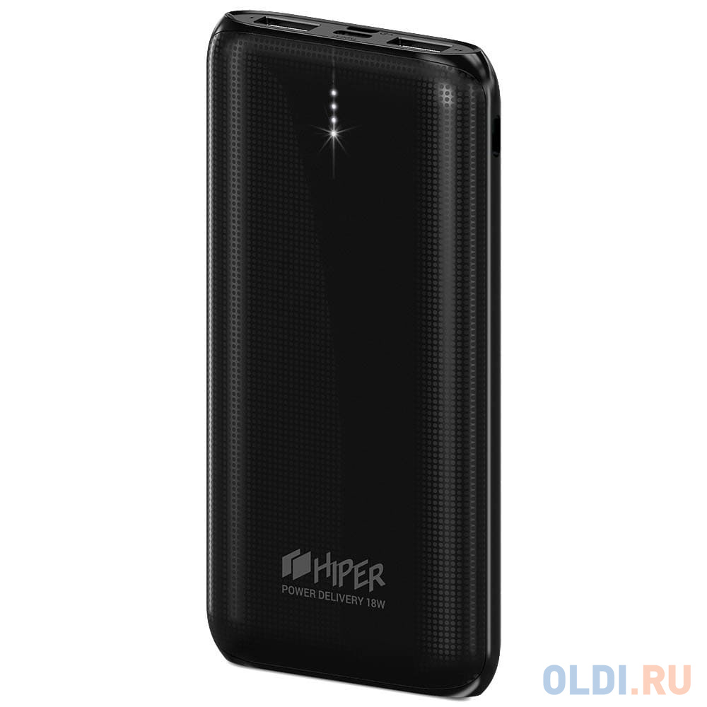 Внешний аккумулятор Power Bank 10000 мАч HIPER RPX10000 черный фото
