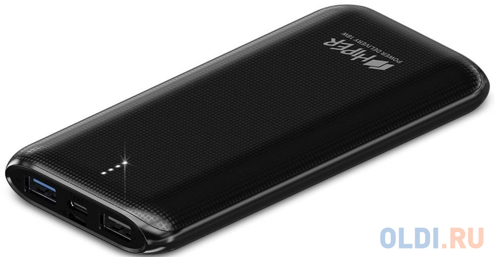 Внешний аккумулятор Power Bank 10000 мАч HIPER RPX10000 черный фото