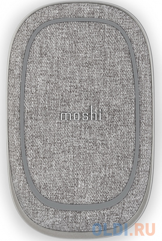 

Moshi Porto Q 5K внешний аккумулятор со встроенной беспроводной зарядкой. Цвет серый.