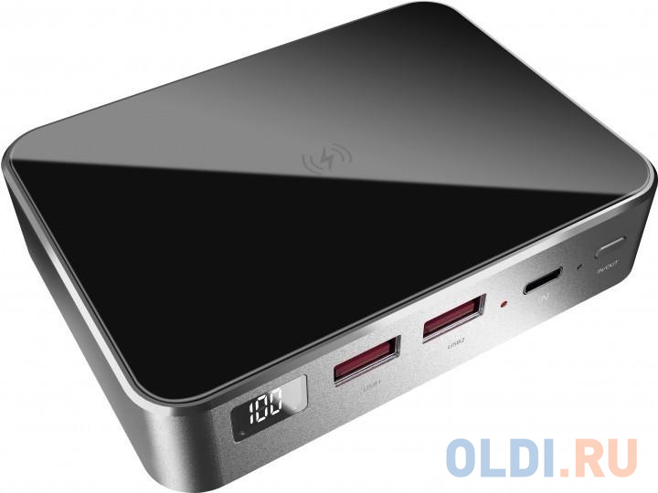 

Внешний аккумулятор Power Bank 20000 мАч Prestigio Graphene PD Pro серебристый PPB121G_SG