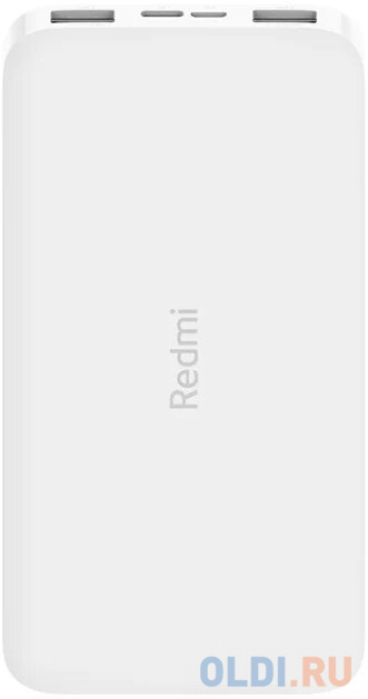 

Внешний аккумулятор Xiaomi Mi Power Bank white (10000mAh, 2xUSB, QC3.0, Li-Pol, быстрая зарядка) (VXN4266CN, Белый