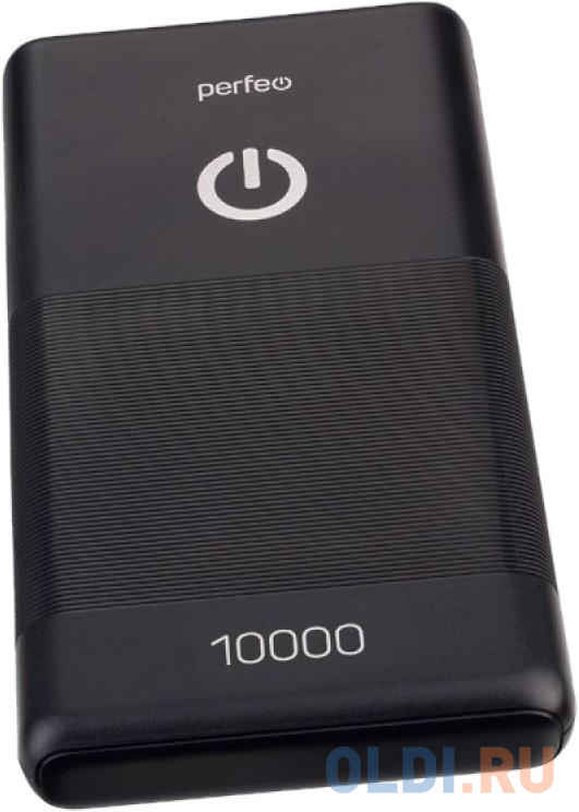 Perfeo Powerbank 10000 mah + Micro usb /In Micro usb /Out USB 1 А, 2.1A/ Black (PF_B4296) - фото 2