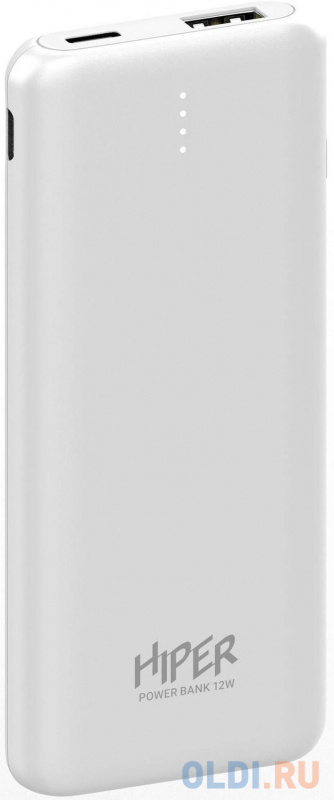 Внешний аккумулятор Power Bank 5000 мАч HIPER PSL5000 белый фото