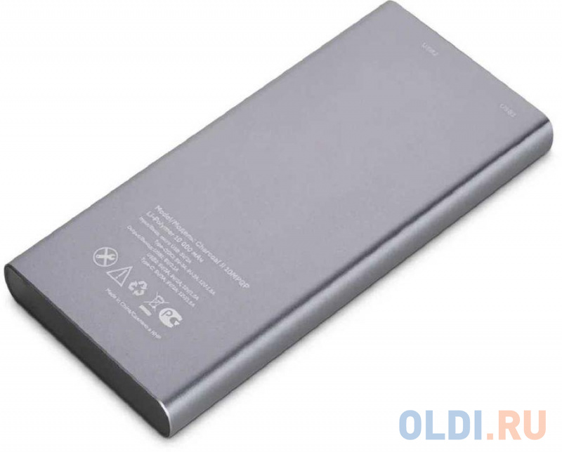 Аккумулятор Accesstyle Внешний аккумулятор Accesstyle Charcoal II 10MPQP, 10000 мА·ч, 3 подкл. устройства, серый Аккумулятор Accesstyle Внешний аккумулятор Accesstyle Charcoal II 10MPQP, 10000 мА·ч, 3 подкл. устройства, серый фото