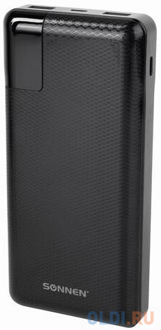 Внешний аккумулятор Power Bank 20000 мАч Sonnen Q60P черный фото