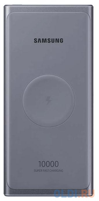 

Мобильный аккумулятор Samsung EB-U3300 10000mAh 3A QC PD беспроводная зарядка темно-серый (EB-U3300XJRGRU)