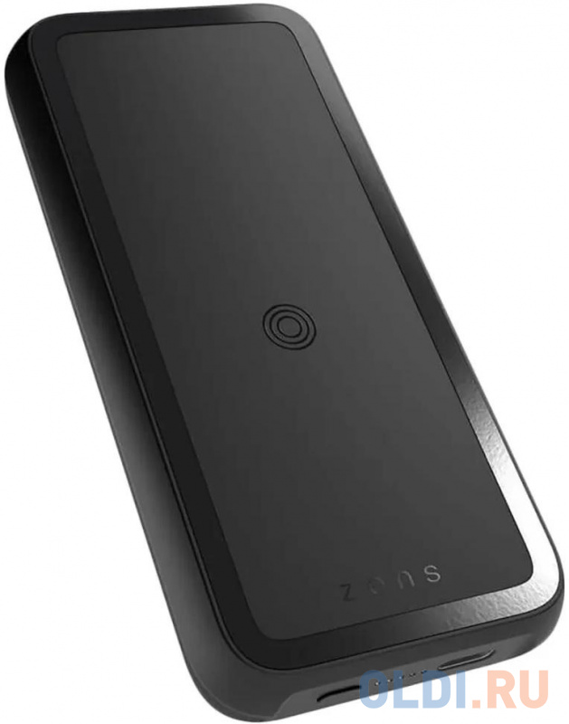

Внешний аккумулятор Power Bank 10000 мАч Zens Magnet черный