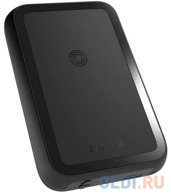 

Внешний аккумулятор Power Bank 4000 мАч Zens Magnetic Dual Wireless Powerbank черный