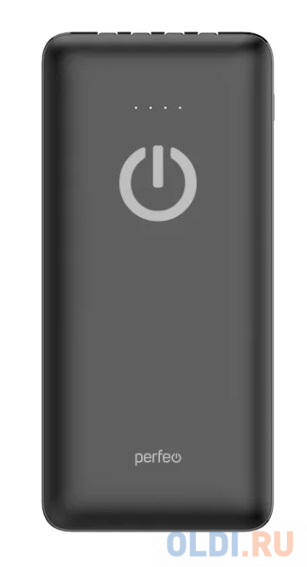 Внешний аккумулятор Power Bank 10000 мАч Perfeo Absolute черный PF_B4878 sonnen аккумулятор внешний k701pd 1