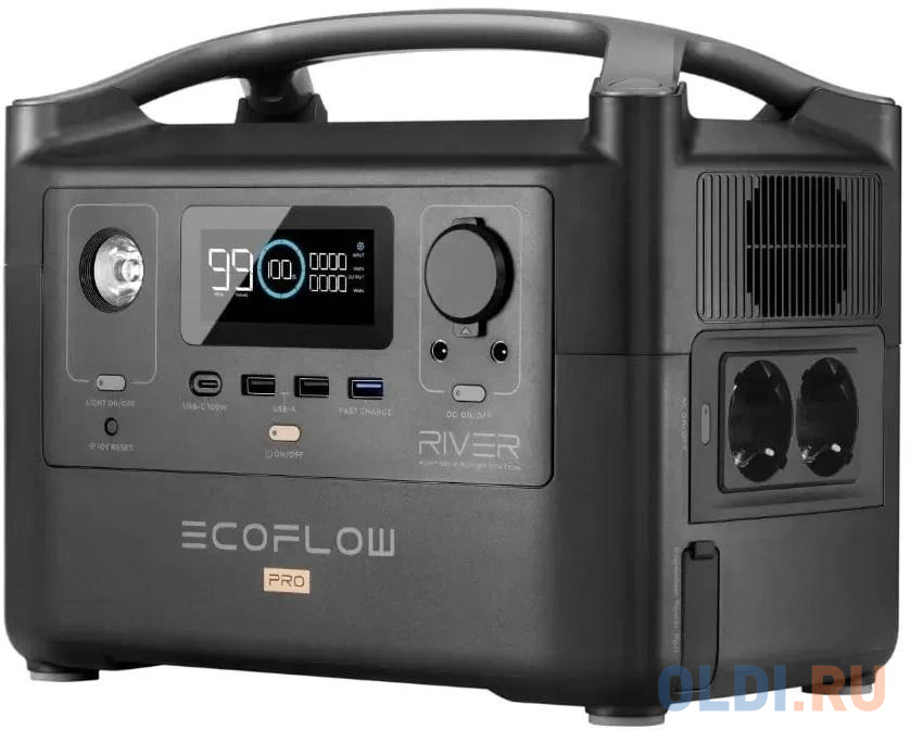 Портативная зарядная станция EcoFlow RIVER Pro (EF4 Pro) 720Втч - фото 1