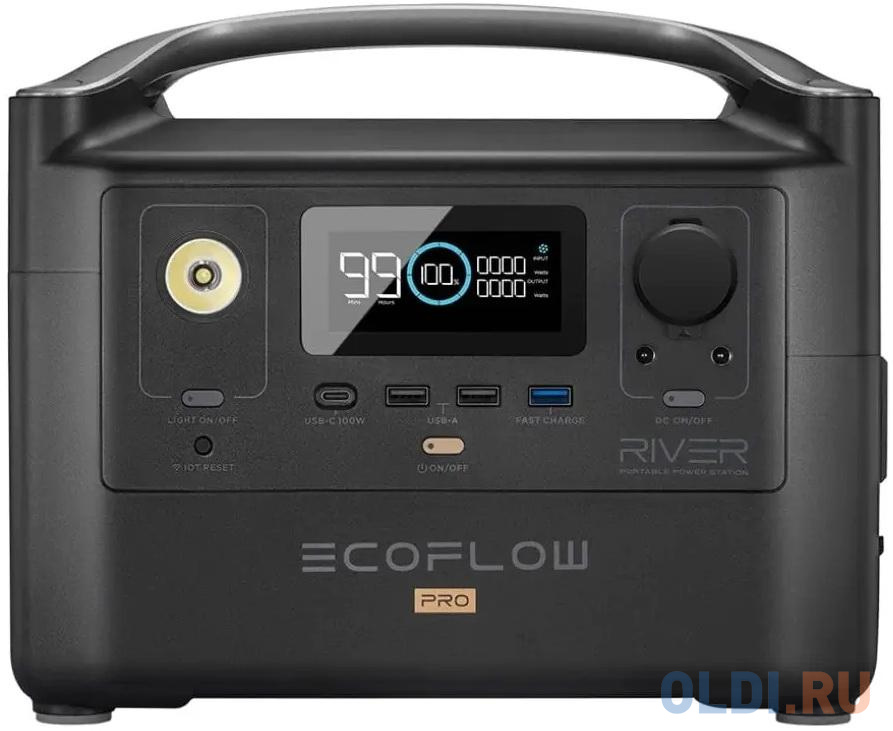 Портативная зарядная станция EcoFlow RIVER Pro (EF4 Pro) 720Втч - фото 2
