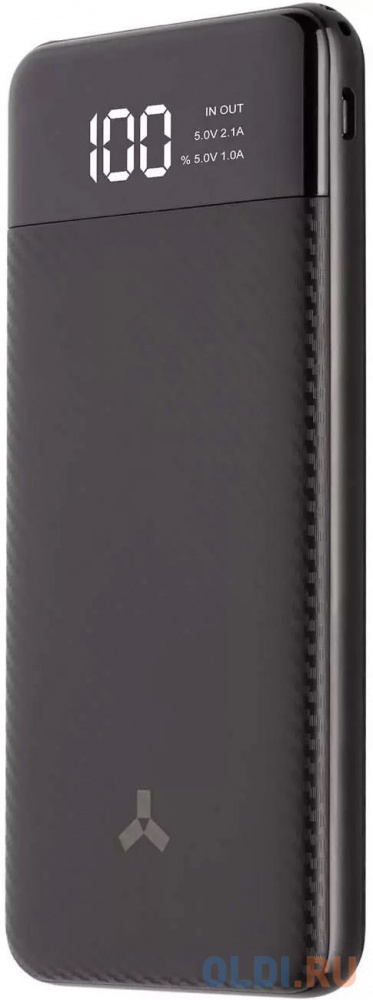 Внешний аккумулятор Power Bank 10000 мАч AccesStyle Seashell 10PD черный sonnen аккумулятор внешний q60p 1