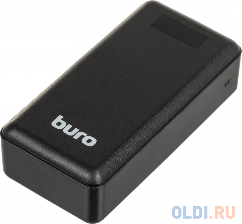 Мобильный аккумулятор Buro BPF30D 30000mAh 3A QC PD 22.5W черный (BPF30D22PBK) фото
