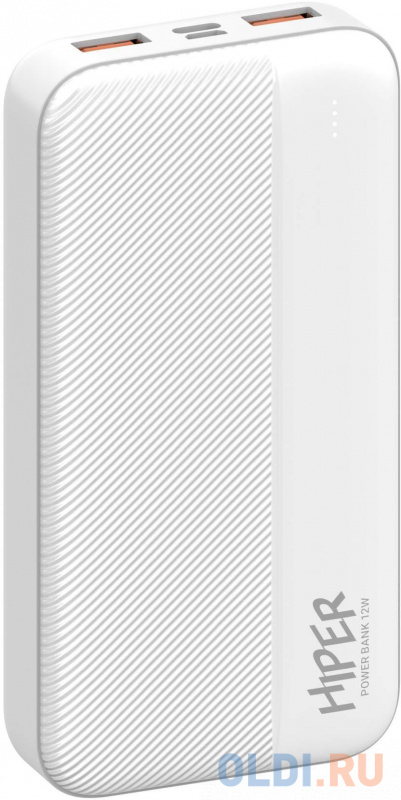Внешний аккумулятор Power Bank 20000 мАч HIPER SM20000 белый фото