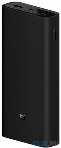 Внешний аккумулятор Power Bank 20000 мАч Xiaomi Mi 50W черный фото