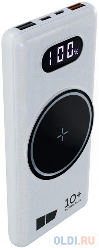 Внешний аккумулятор Power Bank 10000 мАч More choice PB70S-10W белый Внешний аккумулятор Power Bank 10000 мАч More choice PB70S-10W белый фото
