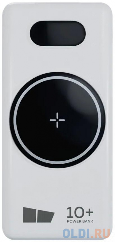 Внешний аккумулятор Power Bank 10000 мАч More choice PB70S-10W белый Внешний аккумулятор Power Bank 10000 мАч More choice PB70S-10W белый фото