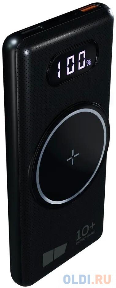 Внешний аккумулятор Power Bank 10000 мАч More choice PB70S-10B черный, размер 148 x 18 x 69 мм - фото 2