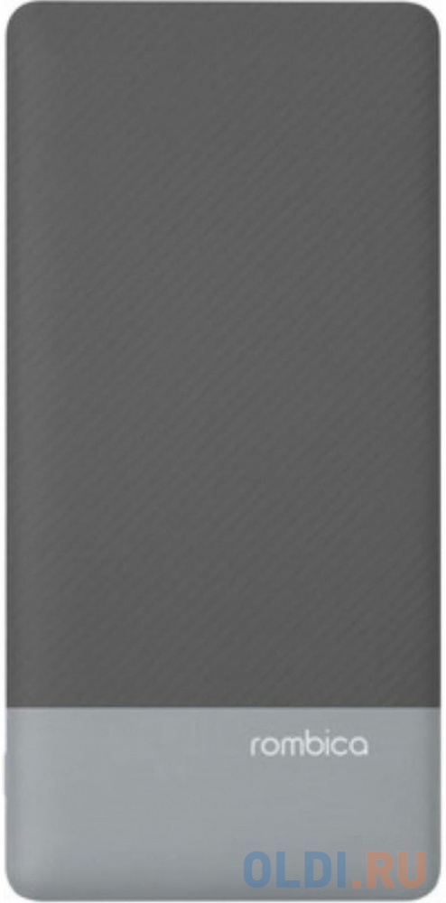 Внешний аккумулятор Power Bank 10000 мАч Rombica NEO Charge 2C серый, размер 143 x 69 x 16 мм