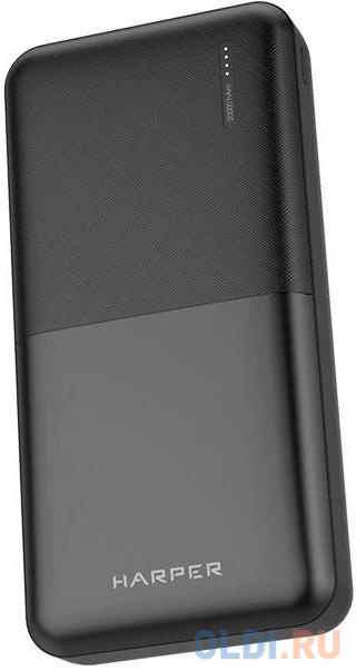 Внешний аккумулятор Power Bank 20000 мАч Harper PB-20011 BLACK черный, размер 25.8 х 140 х 67 мм