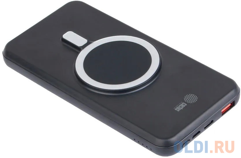 Мобильный аккумулятор Cactus CS-PBFSRT-10000 10000mAh 3A 1xUSB беспров.зар. черный фото