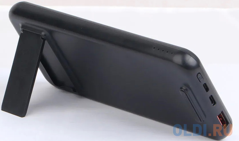 Мобильный аккумулятор Cactus CS-PBFSRT-10000 10000mAh 3A 1xUSB беспров.зар. черный фото