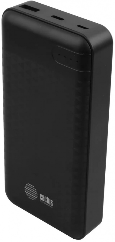 Мобильный аккумулятор Cactus CS-PBFSYT-20000 20000mAh 3A 2xUSB голубой фото