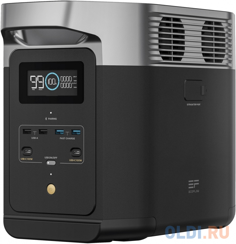 

Портативная зарядная станция EcoFlow DELTA 2 1024Втч, Черный