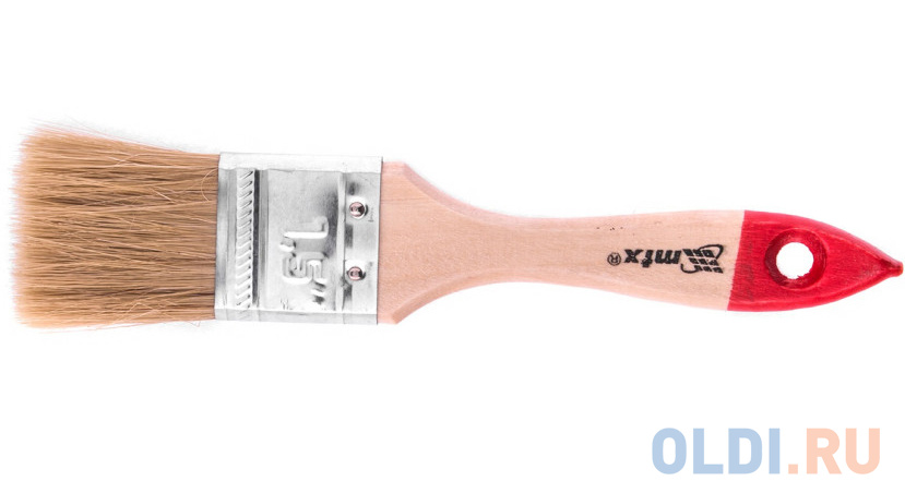 Кисть флейцевая MATRIX 82525  плоская стандарт 1.5 (38 мм) натур. щетина деревянная руч.