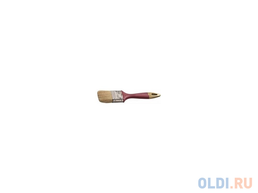 Кисть плоская Stayer UNIVERSAL-PROFI натуральная щетина деревянная ручка 25мм 0104-025 кисть щетина плоская 16 ширина обоймы 16 мм длина волоса 24 мм деревянная ручка calligrata