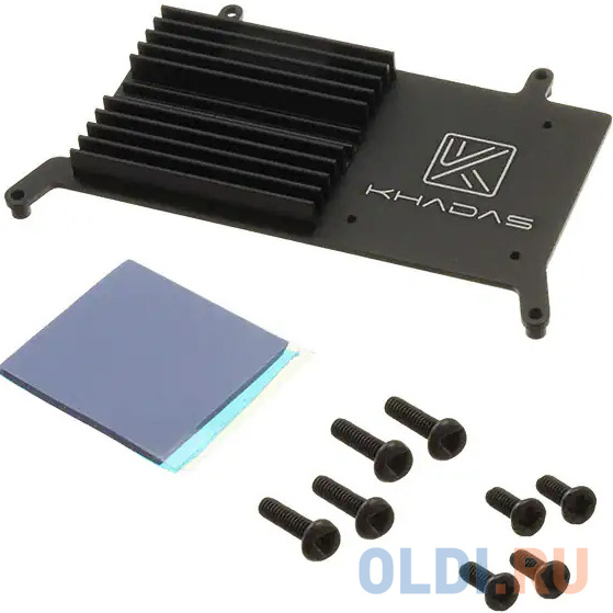 New VIMs Heatsink Heatsink designed for VIMs, Aluminum, Black, VIMs Thermal Pad кресло для геймеров aerocool aero 2 alpha black blue сине
