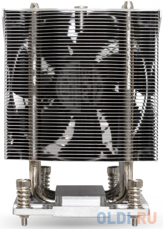 Кулер ExeGate ESNK-P0064AP4.PWM.4U.SP3.Cu (Al+Cu, 4U, 6 тепл. трубок, LGA SP3, TDP 280W, PWM, 1900-3800RPM, 2 ball bearing, 4pin, 44db, 730г, на винта фото