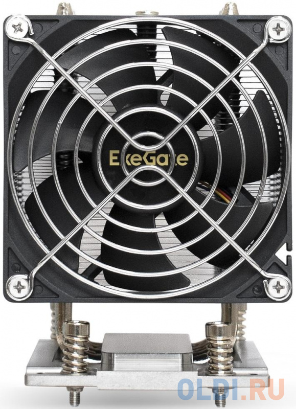 Кулер ExeGate ESNK-P0064AP4.PWM.4U.SP3.Cu (Al+Cu, 4U, 6 тепл. трубок, LGA SP3, TDP 280W, PWM, 1900-3800RPM, 2 ball bearing, 4pin, 44db, 730г, на винта фото