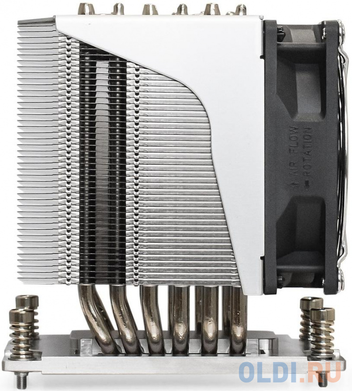 Кулер ExeGate ESNK-P0064AP4.PWM.4U.SP3.Cu (Al+Cu, 4U, 6 тепл. трубок, LGA SP3, TDP 280W, PWM, 1900-3800RPM, 2 ball bearing, 4pin, 44db, 730г, на винта фото