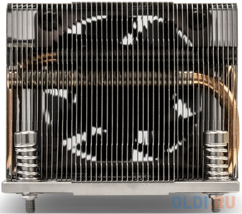Кулер ExeGate ESNK-P0063AP4.PWM.2U.SP3.Cu (Al+Cu, 2U, 4 тепл. трубки, LGA SP3, TDP 240W, PWM, 1600-6800RPM, 2 ball bearing, 4pin, 54,3db, 440г, на вин фото